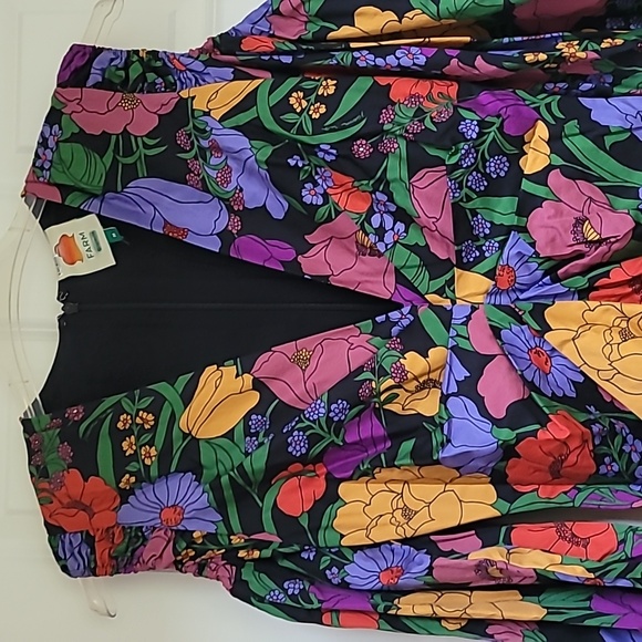 FARM Rio Bucolic Garden Sleeve Cut Out Dress - Picture 6 of 15